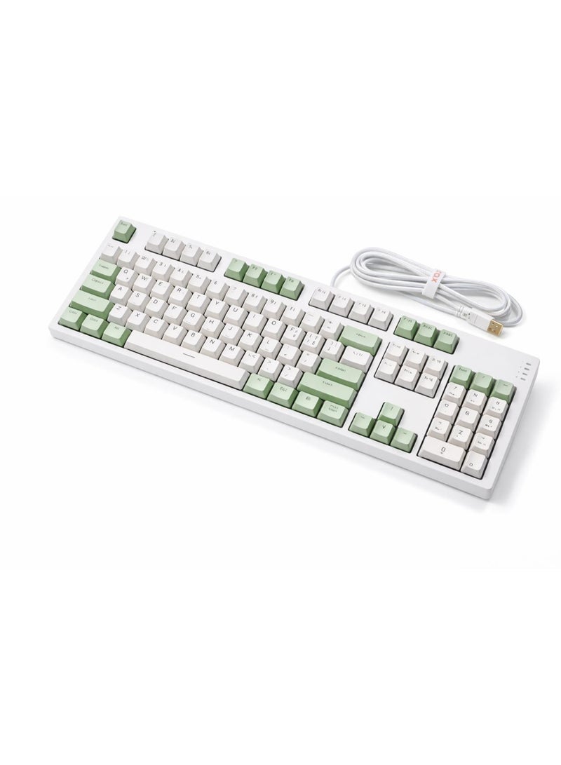 COX Full Size Mechanical Keyboard with Number Pad – USB Wired – Durable Keycaps for Gaming & Office - Image 3
